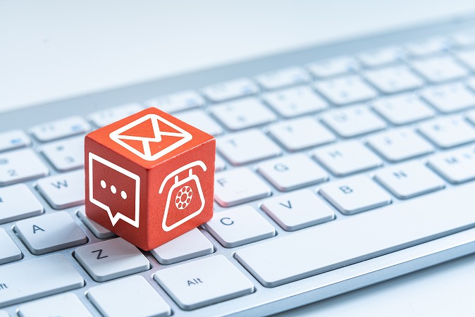 お問い合わせ・赤